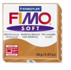 76/8020 Полимерная глина FIMO Soft, коньяк (56г) STAEDTLER 76/8020 Полимерная глина FIMO Soft, коньяк (56г) STAEDTLER