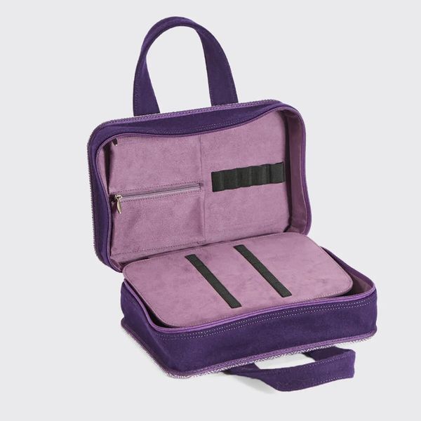 12833 Сумка Snug Doctor Bag - фіолетовий твід і фетр (маленька) KnitPro 1078850 фото