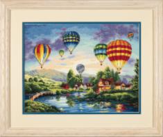 35213 Набір для вишивання хрестиком DIMENSIONS Balloon Glow "Повітряні кулі"