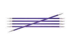 47045 Спиці шкарпеткові Zing KnitPro, 20 см, 7.00 мм