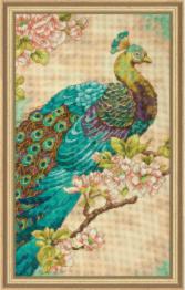 70-35293 Набір для вишивання хрестом DIMENSIONS Indian Peacock "Індійський павич"