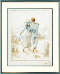 PN-0007948 Набір для вишивки хрестом LanArte Romantic Couple "Романтична пара"
