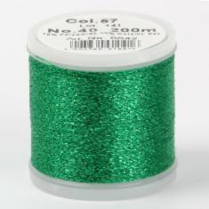 57/9842 Metallic №40 віскоза/металізований поліефір для вишивання, 200 м