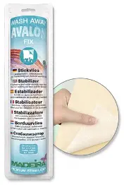 9443 Стабілізатор Avalon Fix водорозчинний, самоклеєвий, для усіх видів вишивання, мережев та кайми, 24см*1м