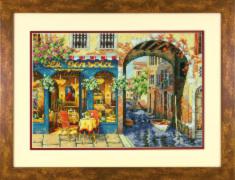 70-35306 Набір для вишивання хрестом DIMENSIONS Charming Waterway "Затишне кафе"