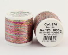  370/9820 METALLIC №120 Декоративна нитка для додавання у в'язальну нитку, 1000 м