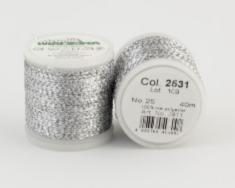  2531/9811 METALLIC №25 металіз. поліефір, нитка стійка до хлору/кип'ятіння, 40 м