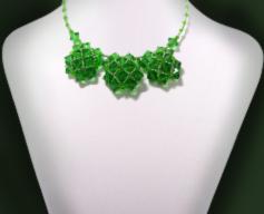 Ожерелье Зеленые грани