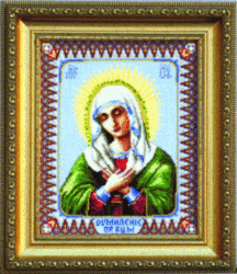 Набір для вишивання хрестиком Чарівна Мить №400 "Ікона Божої Матері Розчулення"