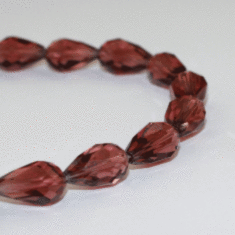 11352/008C,10X13 MM,27шт/нитка Crystal Art намистини