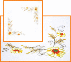 Набір для вишивання стрічками Чарівна Мить Л-012 "Соняшники"