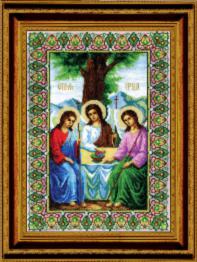 Набор для вышивки крестиком Чарівна Мить №344 "Икона Пресвятой Троицы"  