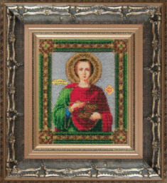 Набір для вишивання бісером Чарівна Мить Б-1021 "Ікона великомученика та целителя Пантелеймона"