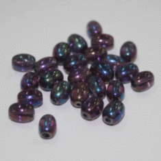 11028/007C,4X5 OV,50г.RAINBOW бусины Crystal Art