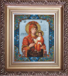 Набір для вишивання бісером Чарівна Мить Б-1043 "Ікона Божої Матері Самонаписана"