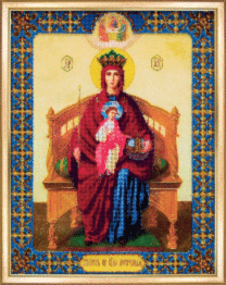 Набір для вишивання бісером Чарівна Мить Б-1067 "Ікона Пресвятої Богородиці Державна"