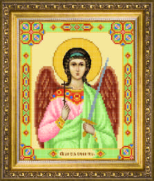 СБИ-1001 Схема для вышивания бисером "Икона Ангел Хранитель" 