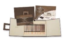 20617 Набір дерев'яних змінних спиць Deluxe у подарунковій коробці Simfonie Rose KnitPro