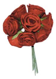 090SF Букет для декорування Червоні троянди