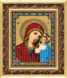 Набір для вишивання бісером Чарівна Мить Б-1191 "Ікона Божої Матері Казанська"