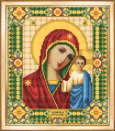 СБІ-001 Схема для вишивання бісером "Ікона Божої Матері Казанська"