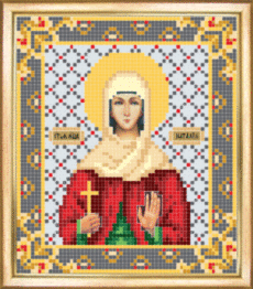 СБІ-011 Схема для вишивання бісером "Іменна ікона свята мучениця Наталія"