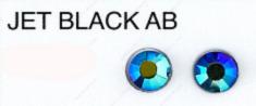 224AB JET BLACK AB стразы DMC+ фольгированные