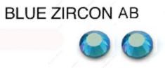 229AB BLUE ZIRCON AB стразы DMC+ фольгированные