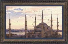 ВТ-516 Набір для часткової вишивки хрестиком Crystal Art "Мечеть Султанахмет"