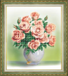 Набір для вишивання бісером Чарівна Мить Б-761 "Кремові троянди"
