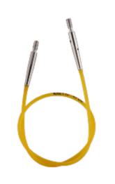 10631 Кабель Yellow (Желтый) для создания круговых спиц длиной 40 см KnitPro