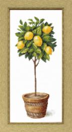 ВТ-075 Набор для вышивания крестом Crystal Art "Лимонное дерево"