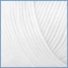 Пряжа для вязания Valencia Australia, 0601 (White) цвет, 30%% шерсть, 6%% шелк, 64%% акрил