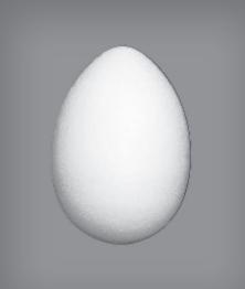 OUOV10U Пенопластовая заготовка, яйцо 9,5*7см