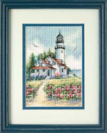 65057 Набор для вышивания крестом DIMENSIONS Scenic Lighthouse "Живописный маяк"