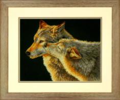 70-35283 Набір для вишивання хрестиком DIMENSIONS Wolf Kiss "Поцілунок"