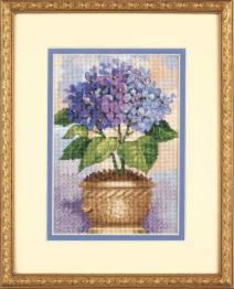 06959 Набор для вышивания крестом DIMENSIONS Hydrangea in Bloom "Гортензия в цвету"