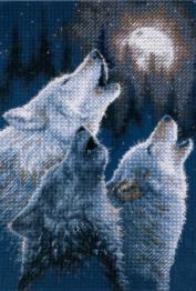 35203 Набір для вишивання хрестом DIMENSIONS In Harmony Wolves "У гармонії"