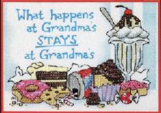 65033 Набор для вышивания крестом DIMENSIONS What Happens at Grandma's "Что происходит у бабушки?"