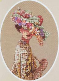 03823 Набор для вышивания крестом DIMENSIONS Victorian Elegance "Викторианская элегантность"