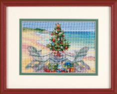 70-08832 Набір для вишивання хрестом DIMENSIONS Christmas On The Beach "Різдво на пляжі"
