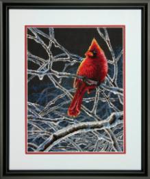 70-35292 Набор для  вышивания крестом DIMENSIONS Ice Cardinal "Ледяной кардинал"