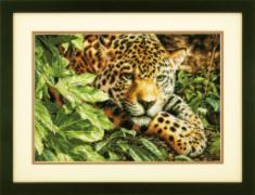 70-35300 Набір для вишивання хрестом DIMENSIONS Leopard in Repose "Леопард, що відпочиває"
