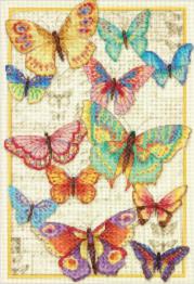 70-35338 Набір для вишивання хрестом DIMENSIONS Butterfly Beauty "Краса метеликів"