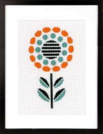 PN-0161613 Набір для вишивки хрестом Vervaco Abstract Flower III "Абстрактна квітка III"