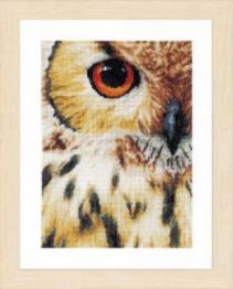 PN-0157518 Набір для вишивання хрестом LanArte Owl "Сова"