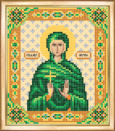 СБІ-038 Схема для вишивання бісером "Іменна ікона свята мучениця Марина"
