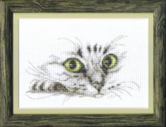 Набор для вышивки крестиком Чарівна Мить М-267 "Взгляд кота"  