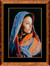 PN-0149998 Набір для вишивки хрестом LanArte African Lady "Африканка"
