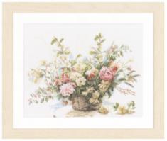 PN-0008004(34714) Набір для вишивки хрестом LanArte Bouquet of Roses "Букет роз"